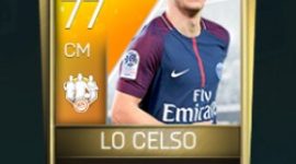 Giovani Lo Celso 77 OVR Fifa Mobile 18 TOTW April 2018 Week 3 Player