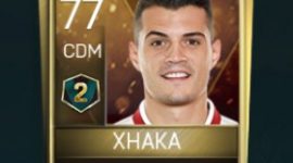 Granit Xhaka 77 OVR Fifa Mobile 18 VS Attack Season 2 Player