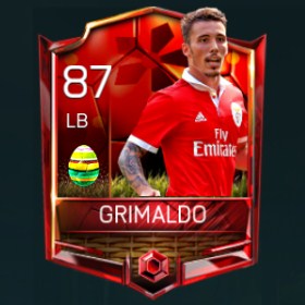 Grimaldo 87 OVR Fifa Mobile 18 Easter Player - Red Edition Player