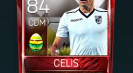 Guillermo Celis 84 OVR Fifa Mobile 18 Easter Player - White Edition Player