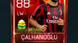Hakan Çalhanoğlu 88 OVR Fifa Mobile 18 Easter Player - Red Edition Player