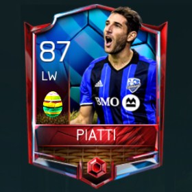 Ignacio Piatti 87 OVR Fifa Mobile 18 Easter Player - Blue Edition Player