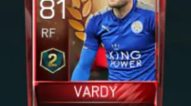 Jamie Vardy 81 OVR Fifa Mobile 18 VS Attack Season 2 Player