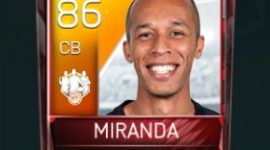 João Miranda 86 OVR Fifa Mobile 18 TOTW March 2018 Week 4 Player