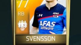 Jonas Svensson 77 OVR Fifa Mobile 18 TOTW April 2018 Week 3 Player