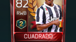 Juan Cuadrado 82 OVR Fifa Mobile 18 VS Attack Season 2 Player