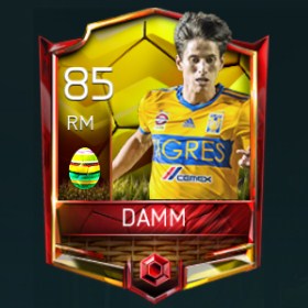 Jürgen Damm 85 OVR Fifa Mobile 18 Easter Player - Yellow Edition Player
