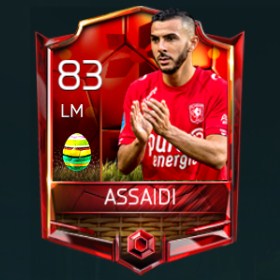 Oussama Assaidi 83 OVR Fifa Mobile 18 Easter Player - Red Edition Player