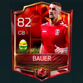 Patrick Bauer 82 OVR Fifa Mobile 18 Easter Player - Red Edition Player