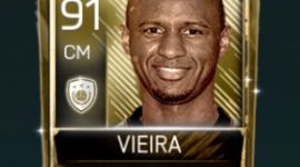 Patrick Vieira 91 OVR Fifa Mobile 18 Icons Player