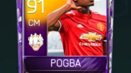 Paul Pogba 91 OVR Fifa Mobile 18 TOTW April 2018 Week 2 Player