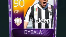 Paulo Dybala 90 OVR Fifa Mobile 18 TOTW April 2018 Week 2 Player