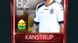 Pierre Kanstrup 82 OVR Fifa Mobile 18 Easter Player - White Edition Player