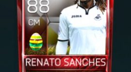 Renato Sanches 88 OVR Fifa Mobile 18 Easter Player - White Edition Player