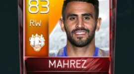 Riyad Mahrez 83 OVR Fifa Mobile 18 TOTW March 2018 Week 4 Player