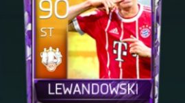 Robert Lewandowski 90 OVR Fifa Mobile 18 TOTW April 2018 Week 1 Player