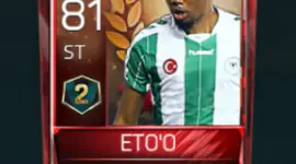 Samuel Eto'o 81 OVR Fifa Mobile 18 VS Attack Season 2 Player