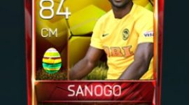 Sékou Sanogo 84 OVR Fifa Mobile 18 Easter Player - Yellow Edition Player