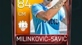 Sergej Milinković-Savić 84 OVR Fifa Mobile 18 TOTW April 2018 Week 4 Player