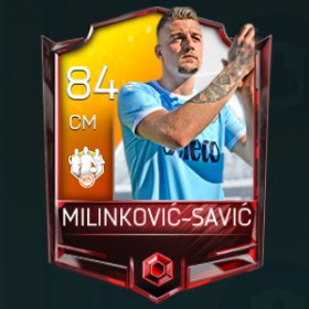Sergej Milinković-Savić 84 OVR Fifa Mobile 18 TOTW April 2018 Week 4 Player