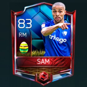 Sidney Sam 83 OVR Fifa Mobile 18 Easter Player - Blue Edition Player