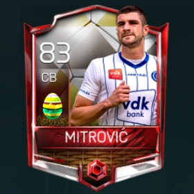 Stefan Mitrović 83 OVR Fifa Mobile 18 Easter Player - White Edition Player