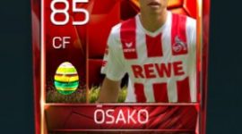 Yūya Ōsako 85 OVR Fifa Mobile 18 Easter Player - Red Edition Player