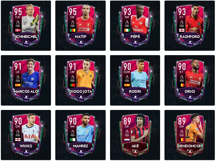 FIFA Mobile 20 Boxing Day Players