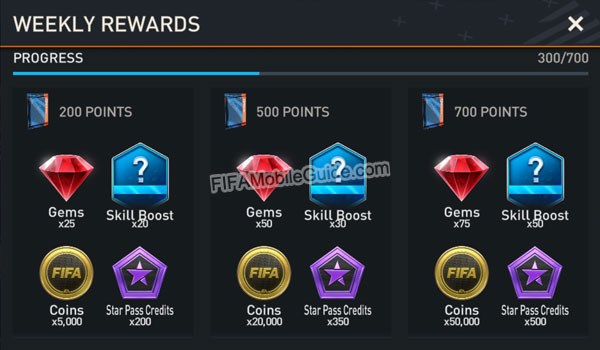  FIFA Mobile 23 Star Pass Credits Rewards from Quests
