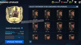 FIFA Mobile Training Upgrade