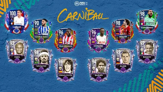FIFA Mobile 21 Carniball Players