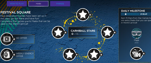 FIFA Mobile 21 Carniball Star Games