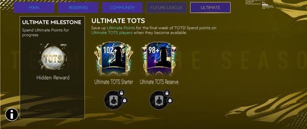 FIFA Mobile 21 UTOTS Chapter