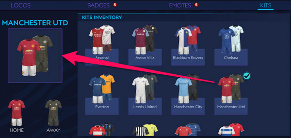 How to Change Kits in FIFA Mobile