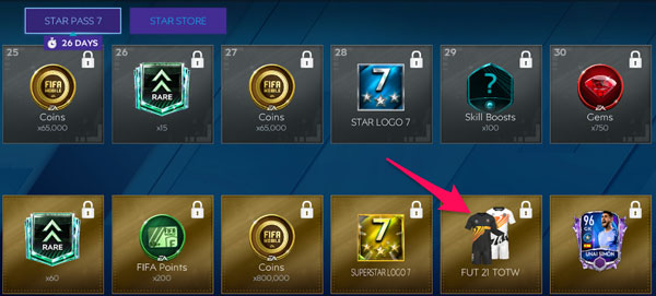 FIFA Mobile Kits Rewards from Star Pass