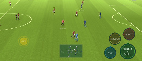 FIFA Mobile Buttons and Gestures Controls