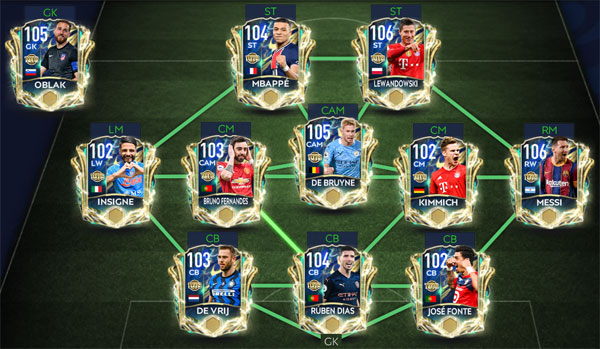 FIFA Mobile 21 UTOTS Starter Players