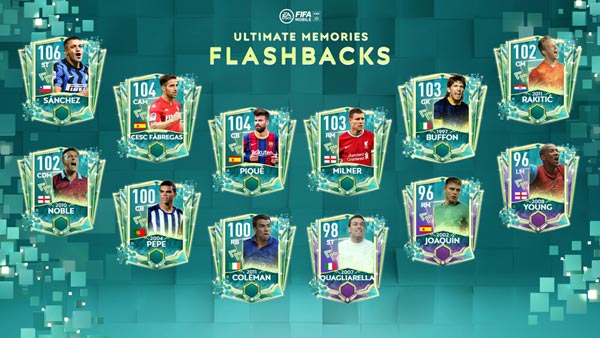 FIFA Mobile 21 Ultimate Memories Flashback Players
