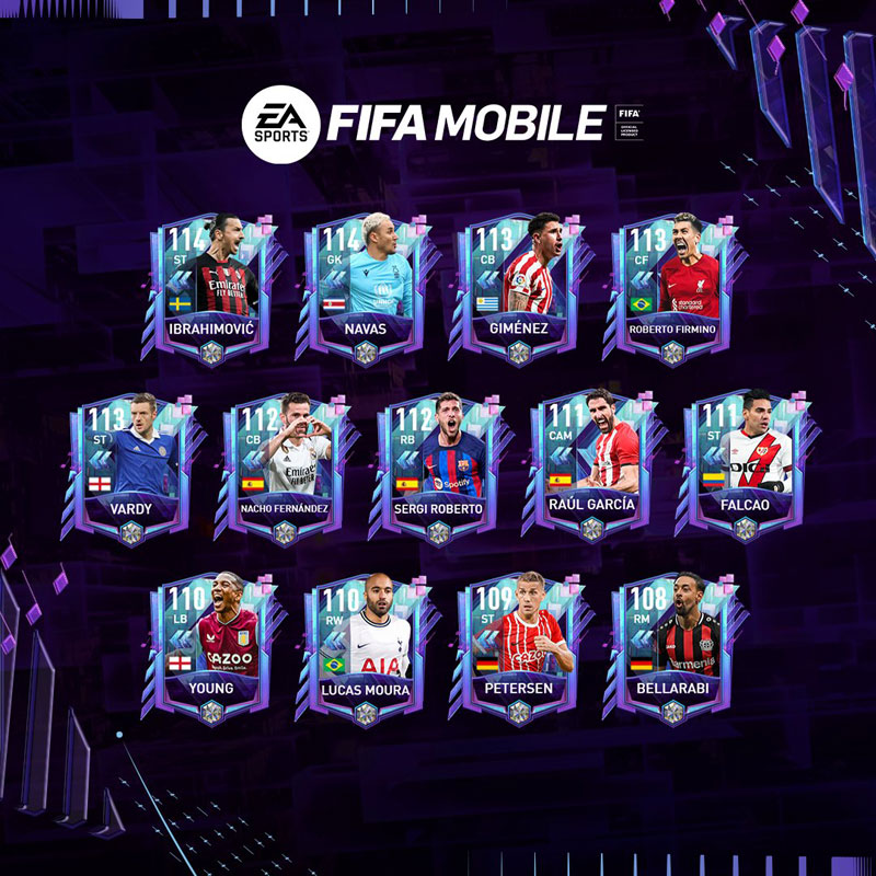 FIFA Mobile 23 Flashbacks Players