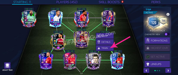 Step 1 to use rank shards in FIFA Mobile