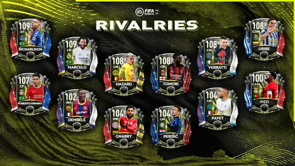 FIFA Mobile 21: Rivalries Players