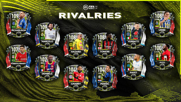 FIFA Mobile 21: Rivalries Guide & Players List 