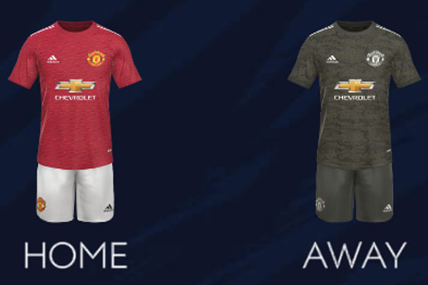 FIFA Mobile 21 Manchester United Kit (Jersey) Home and Away