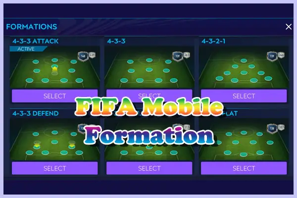 FIFA Mobile Formation