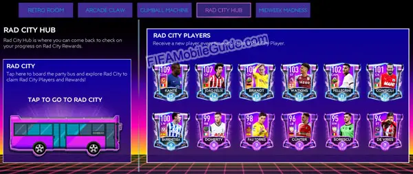 FIFA Mobile 21 Ultimate Memories: Retro Stars Rad City
