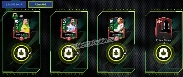 FIFA Mobile 22 League Tour Rewards