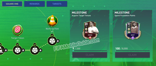 FIFA Mobile 22 New Beginnings Square One and Milestones
