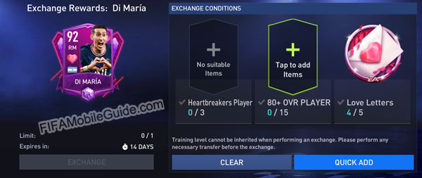 Angel Di Maria Heartbreakers Exchange