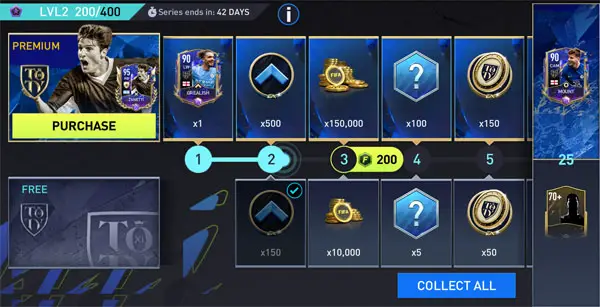 FIFA Mobile 22 TOTY Star Pass Rewards