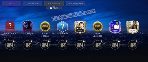FIFA Mobile 22: UEFA Champions League (UCL) Milestones